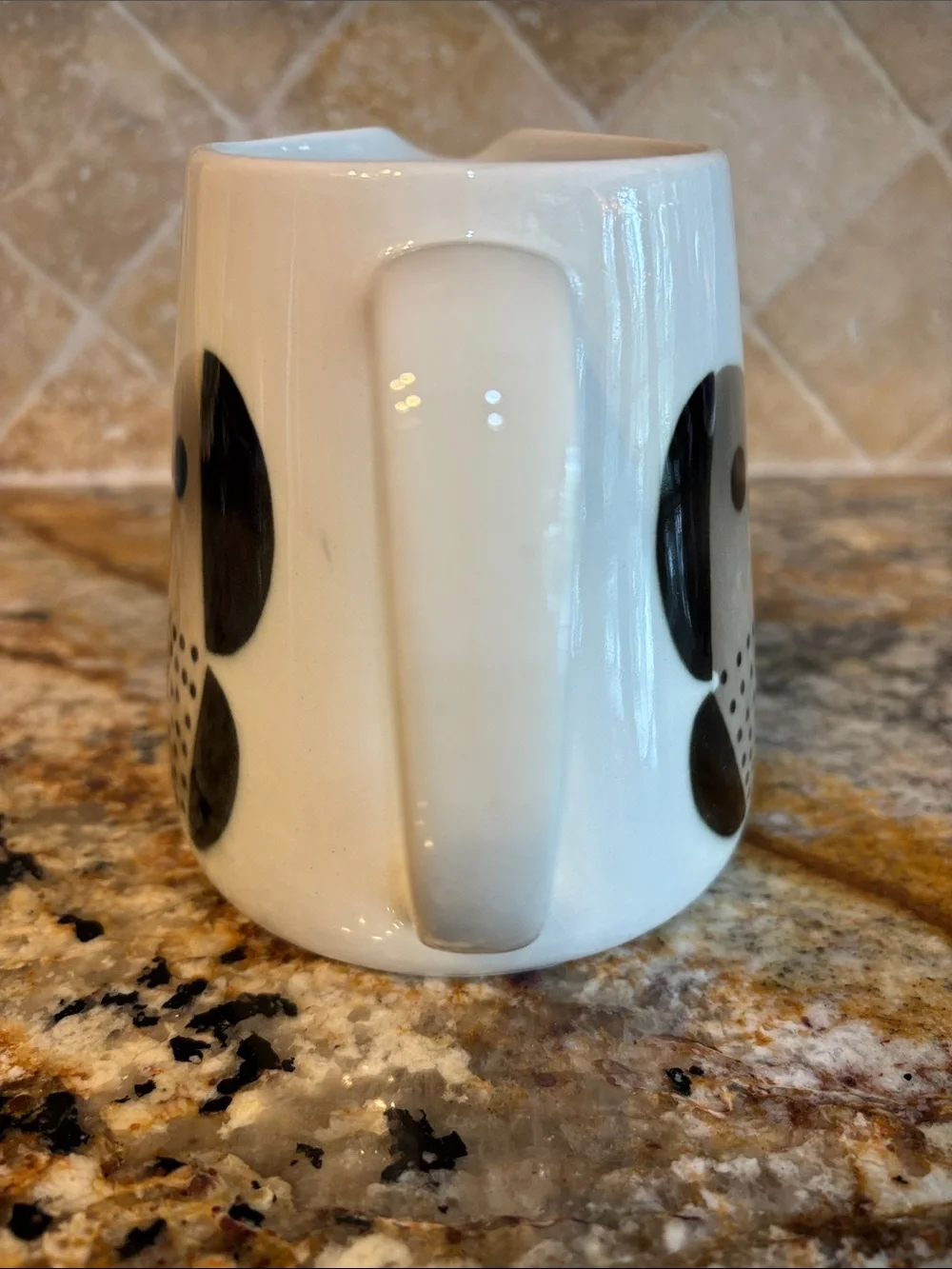 Arabia Finland Butterfly Pitcher Jug with Gray/Black Butterfly Design